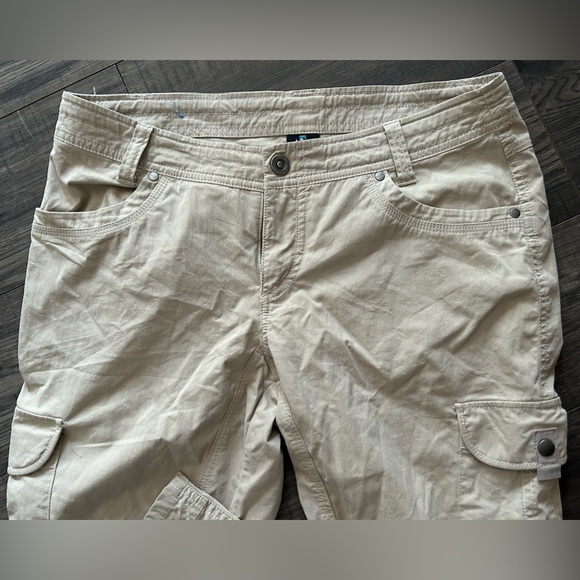 KÜHL KONTRA womens size 10 roll up Capri pants - Picture 5 of 9
